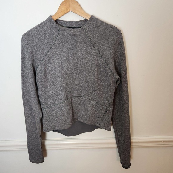 lululemon athletica Tops Lululemon Sweatshirt Size 6 Womens Gray
